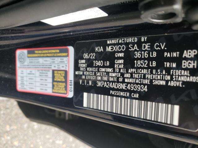 Photo 9 VIN: 3KPA24AD8NE493934 - KIA RIO LX 