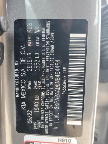 Photo 11 VIN: 3KPA24AD8NE494484 - KIA RIO LX 