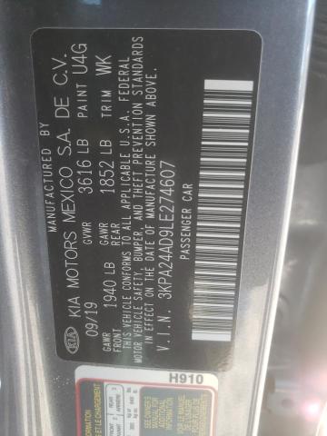 Photo 11 VIN: 3KPA24AD9LE274607 - KIA RIO LX 