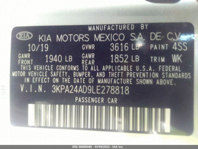 Photo 8 VIN: 3KPA24AD9LE278818 - KIA RIO 