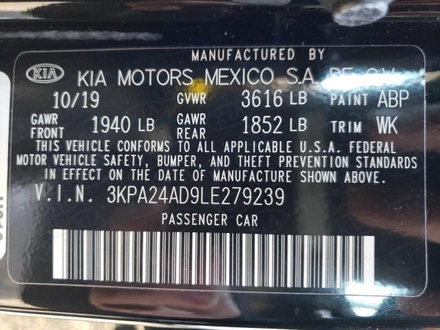 Photo 9 VIN: 3KPA24AD9LE279239 - KIA RIO LX 