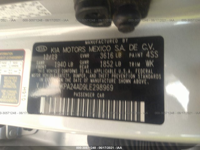 Photo 8 VIN: 3KPA24AD9LE298969 - KIA RIO 