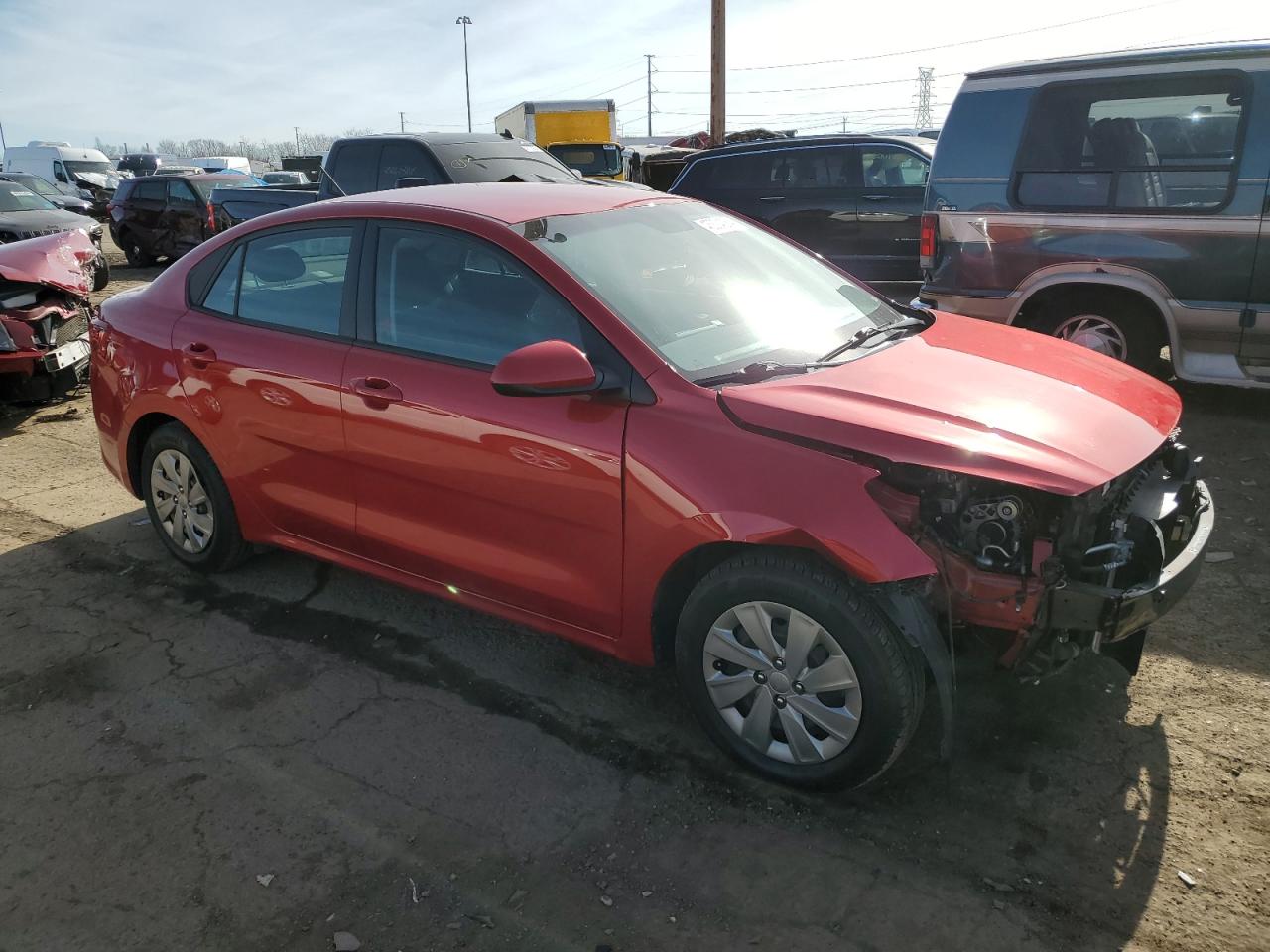 Photo 3 VIN: 3KPA24AD9LE299314 - KIA RIO 