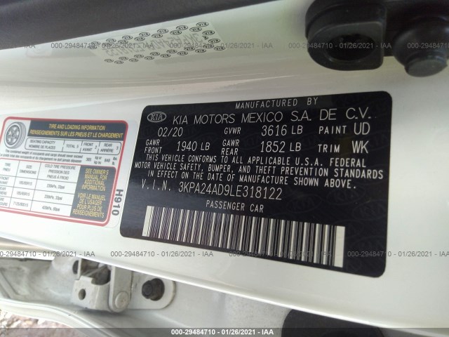 Photo 8 VIN: 3KPA24AD9LE318122 - KIA RIO 