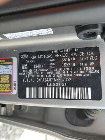 Photo 11 VIN: 3KPA24AD9ME392352 - KIA RIO LX 