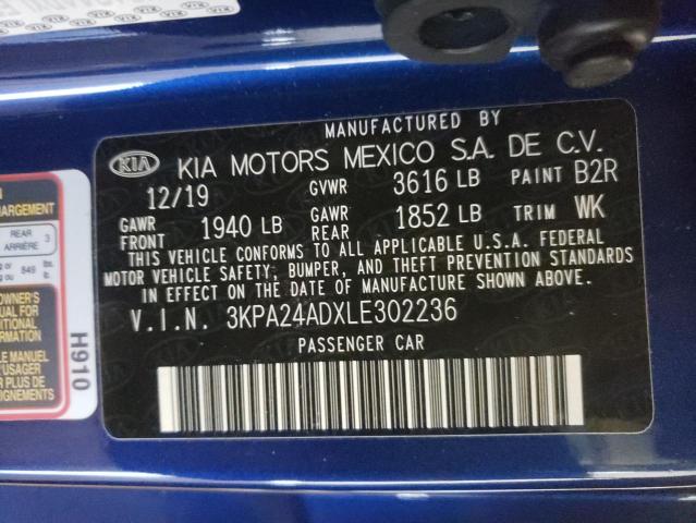 Photo 9 VIN: 3KPA24ADXLE302236 - KIA RIO LX 