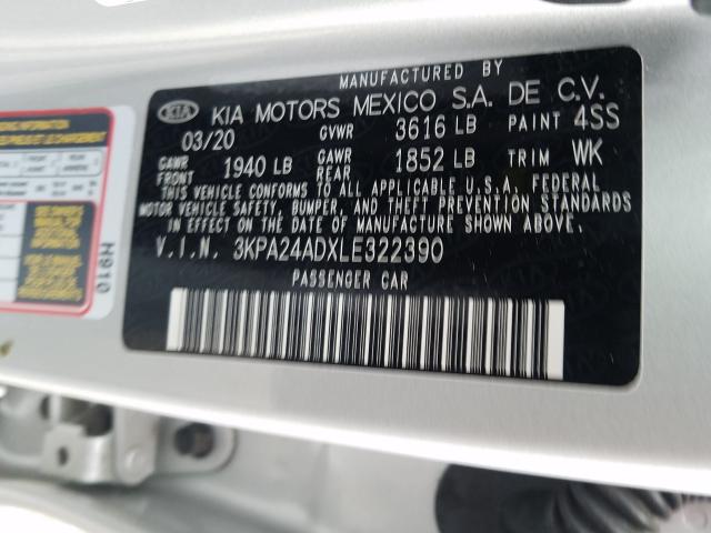 Photo 9 VIN: 3KPA24ADXLE322390 - KIA RIO 