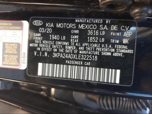 Photo 9 VIN: 3KPA24ADXLE322518 - KIA RIO LX 