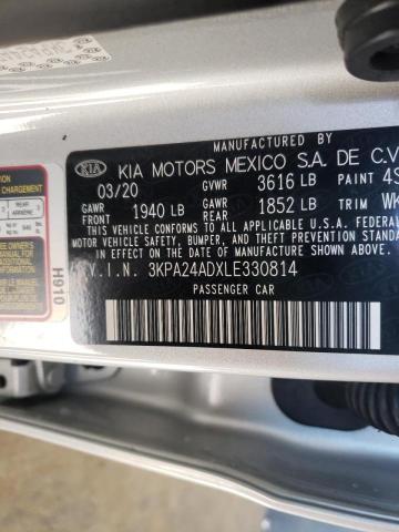 Photo 9 VIN: 3KPA24ADXLE330814 - KIA RIO LX 