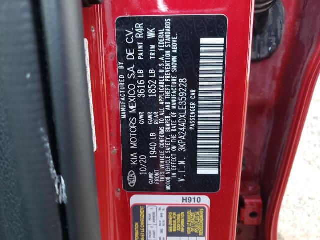 Photo 12 VIN: 3KPA24ADXLE359228 - KIA RIO 