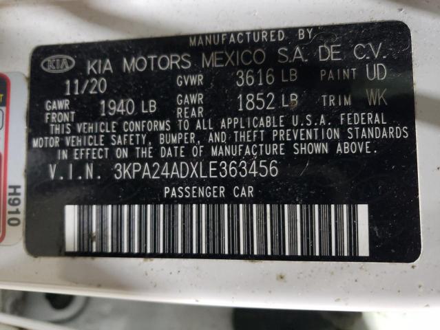 Photo 11 VIN: 3KPA24ADXLE363456 - KIA RIO 