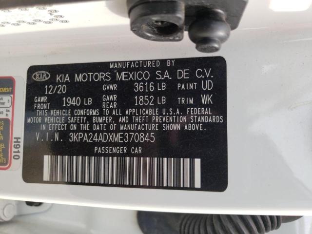 Photo 11 VIN: 3KPA24ADXME370845 - KIA RIO LX 