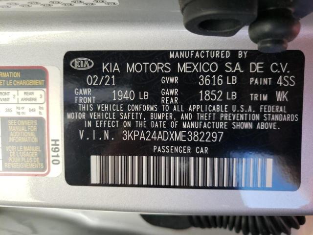 Photo 9 VIN: 3KPA24ADXME382297 - KIA RIO LX 