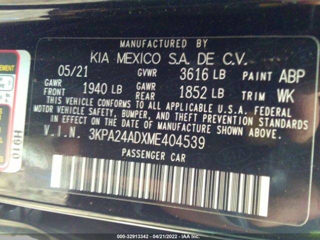 Photo 8 VIN: 3KPA24ADXME404539 - KIA RIO 