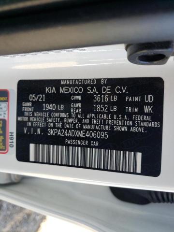 Photo 9 VIN: 3KPA24ADXME406096 - KIA RIO LX 