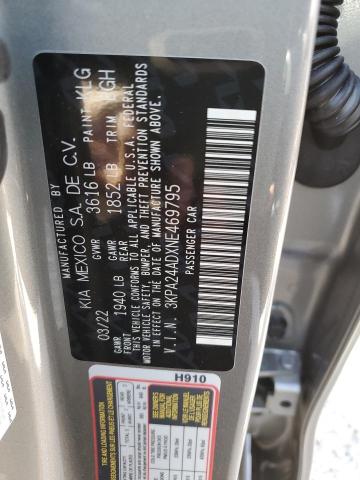 Photo 9 VIN: 3KPA24ADXNE469795 - KIA RIO LX 