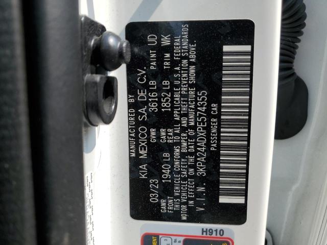 Photo 11 VIN: 3KPA24ADXPE574355 - KIA RIO LX 