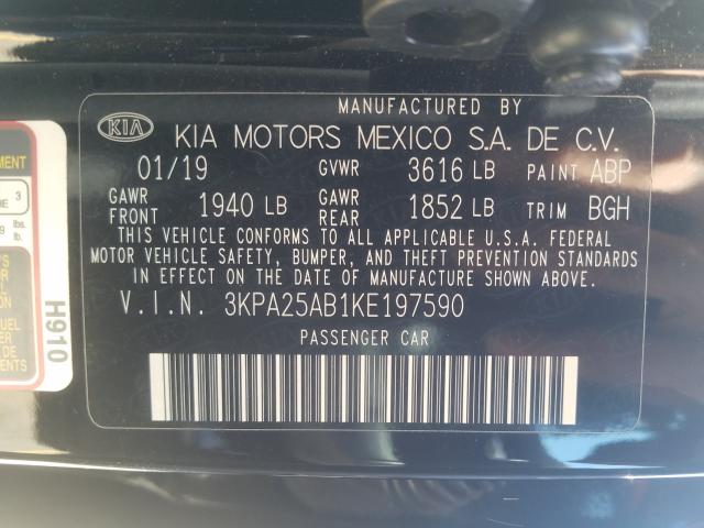 Photo 9 VIN: 3KPA25AB1KE197590 - KIA RIO S 