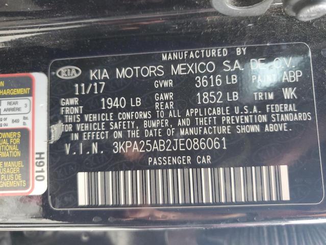 Photo 11 VIN: 3KPA25AB2JE086061 - KIA RIO 