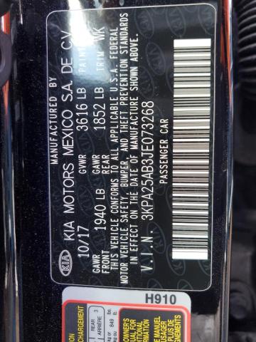 Photo 11 VIN: 3KPA25AB3JE073268 - KIA RIO 