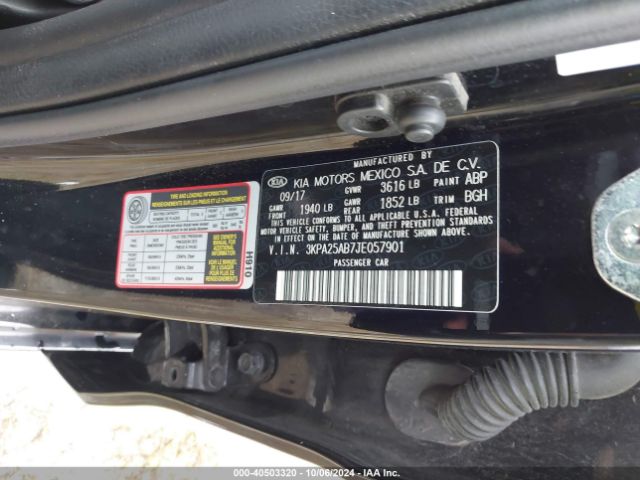 Photo 8 VIN: 3KPA25AB7JE057901 - KIA RIO 