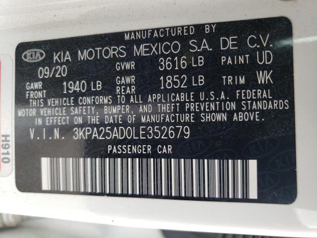 Photo 11 VIN: 3KPA25AD0LE352679 - KIA RIO LX 