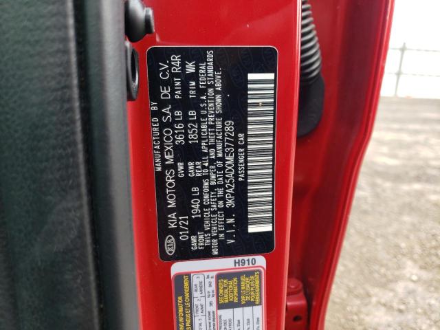 Photo 11 VIN: 3KPA25AD0ME377289 - KIA RIO S 