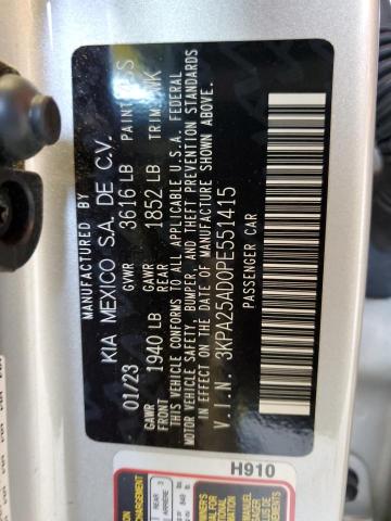 Photo 12 VIN: 3KPA25AD0PE551415 - KIA RIO S 