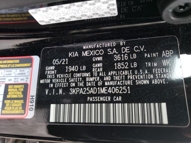 Photo 11 VIN: 3KPA25AD1ME406251 - KIA RIO S 