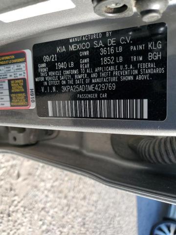 Photo 11 VIN: 3KPA25AD1ME429769 - KIA RIO S 