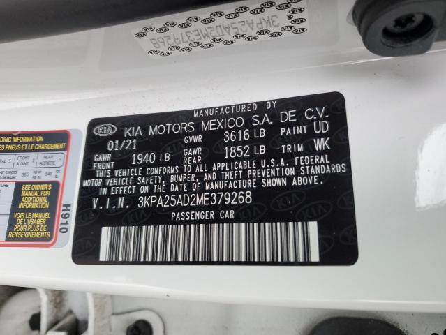 Photo 11 VIN: 3KPA25AD2ME379268 - KIA RIO S 