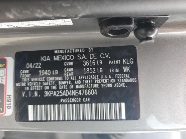 Photo 11 VIN: 3KPA25AD4NE476604 - KIA RIO S 