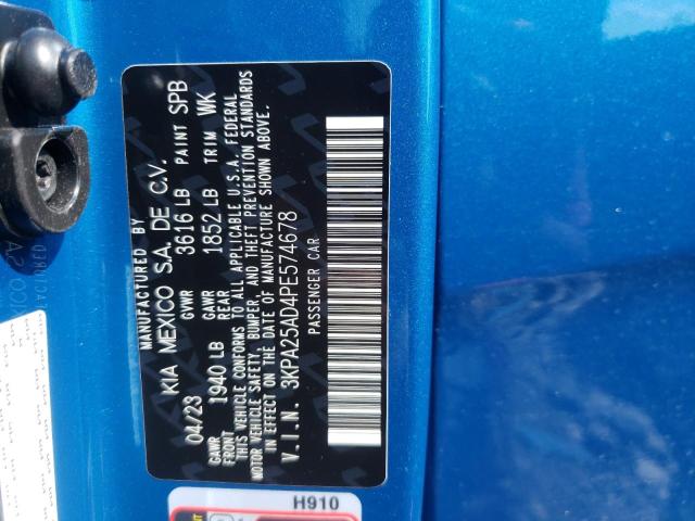 Photo 12 VIN: 3KPA25AD4PE574678 - KIA RIO S 