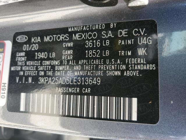 Photo 11 VIN: 3KPA25AD5LE313649 - KIA RIO LX 