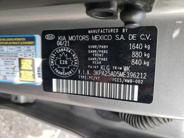 Photo 12 VIN: 3KPA25AD5ME396212 - KIA RIO S 