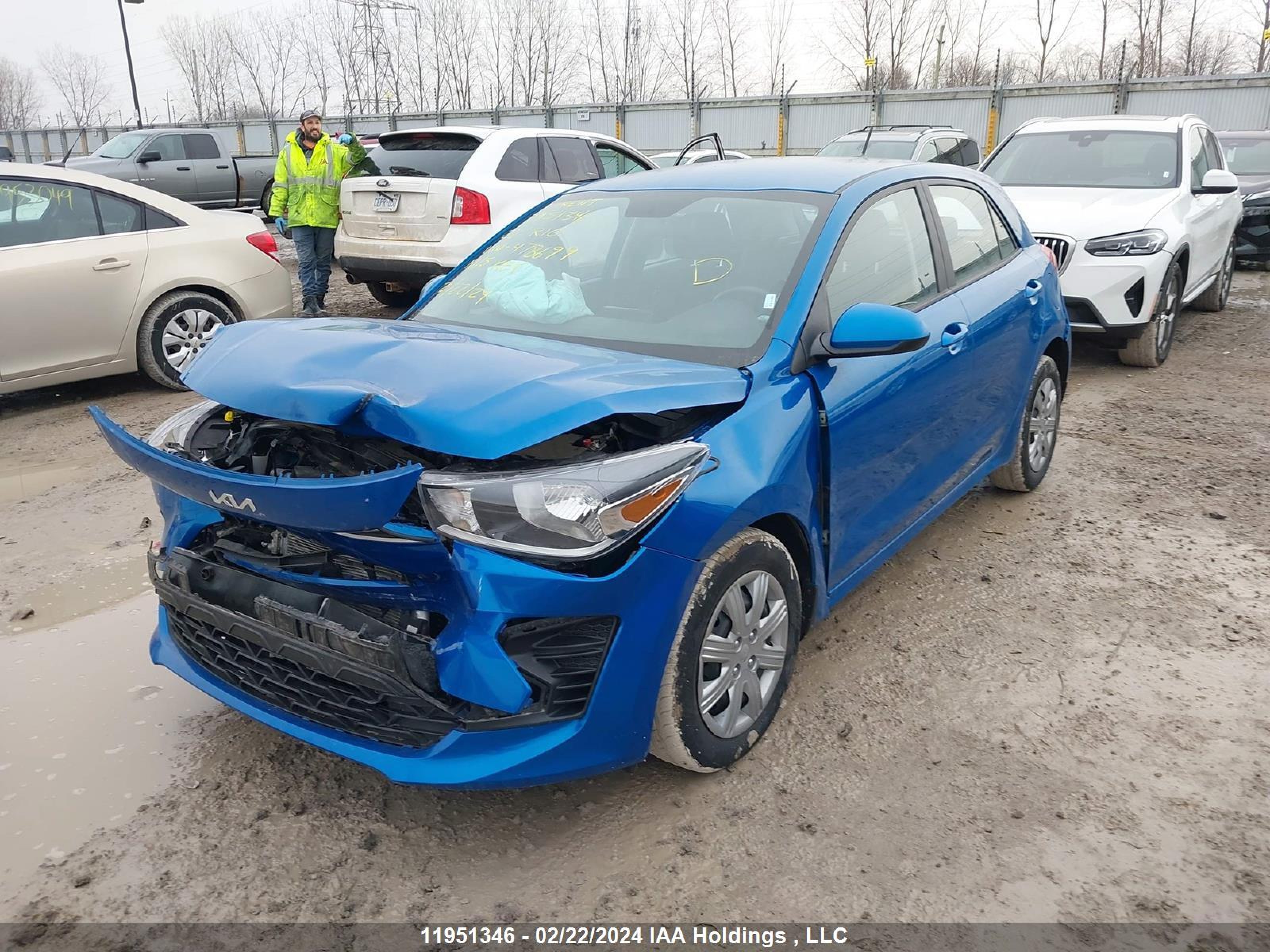 Photo 1 VIN: 3KPA25AD7NE478699 - KIA RIO 