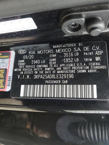 Photo 9 VIN: 3KPA25AD8LE329196 - KIA RIO LX 