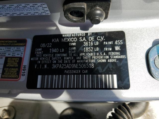 Photo 12 VIN: 3KPA25AD9NE506518 - KIA RIO S 