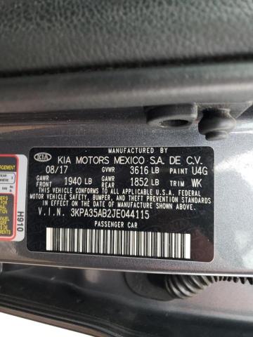 Photo 11 VIN: 3KPA35AB2JE044115 - KIA RIO EX 