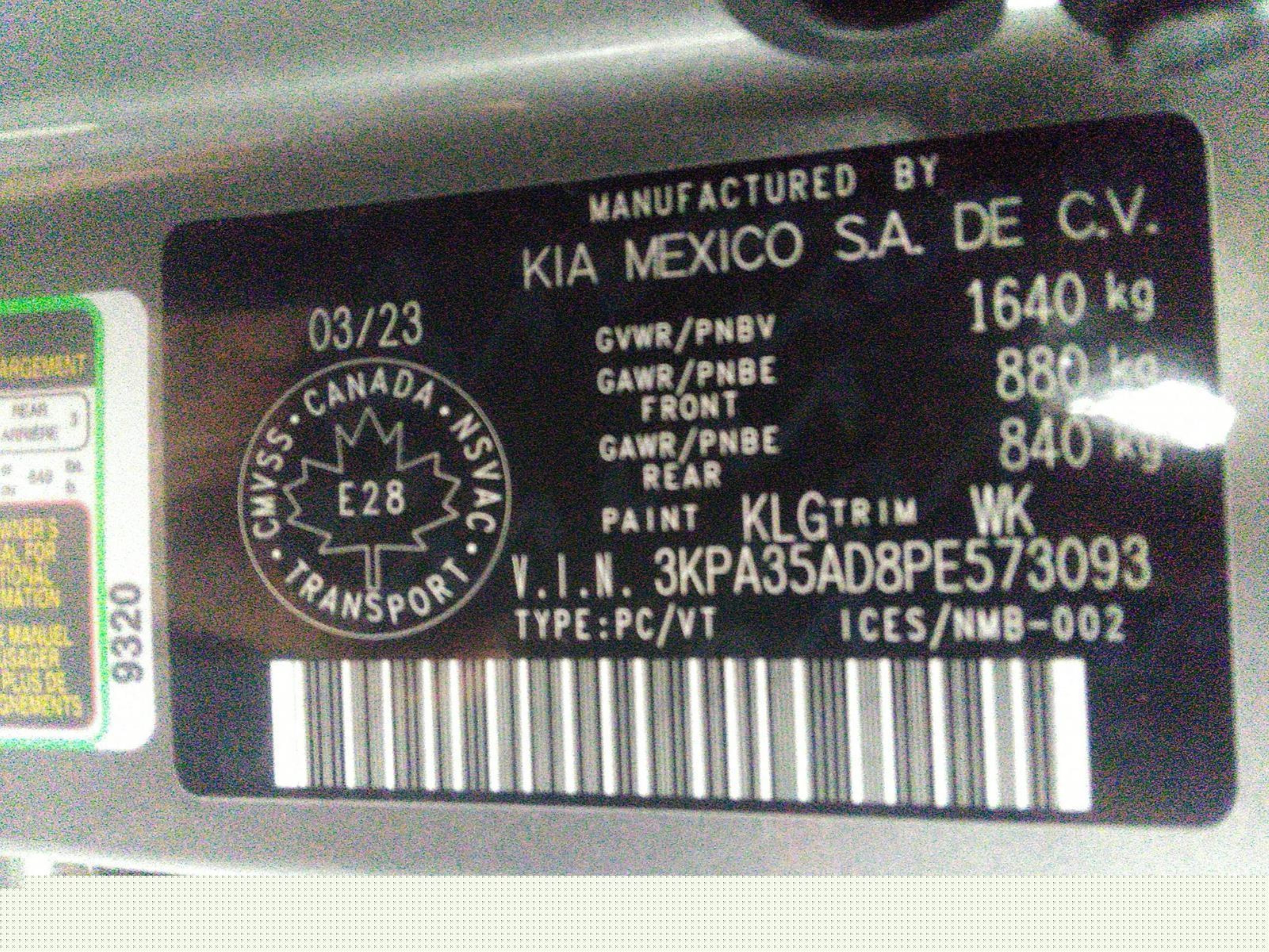 Photo 8 VIN: 3KPA35AD8PE573093 - KIA RIO 