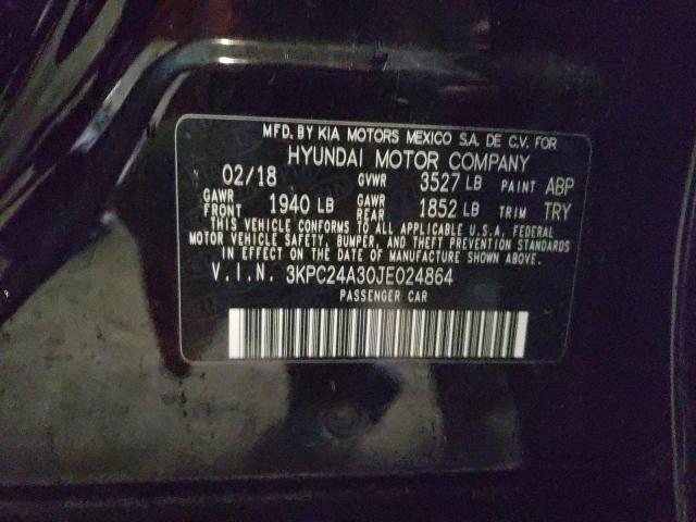 Photo 11 VIN: 3KPC24A30JE024864 - HYUNDAI ACCENT 