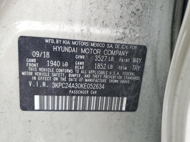 Photo 11 VIN: 3KPC24A30KE052634 - HYUNDAI ACCENT 