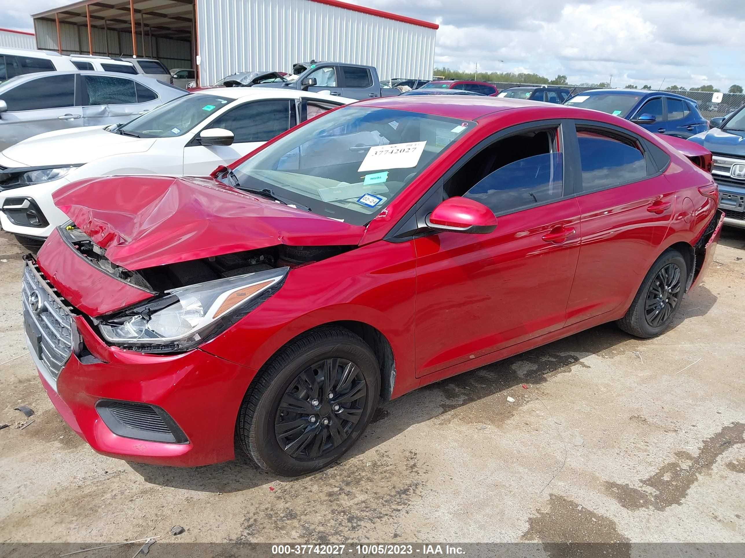 Photo 1 VIN: 3KPC24A30KE053296 - HYUNDAI ACCENT 