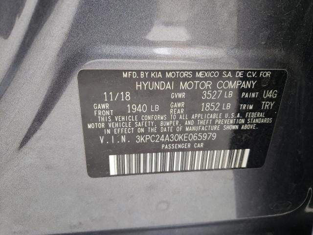 Photo 9 VIN: 3KPC24A30KE065979 - HYUNDAI ACCENT SE 