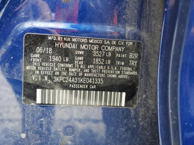 Photo 11 VIN: 3KPC24A31KE041335 - HYUNDAI ACCENT 