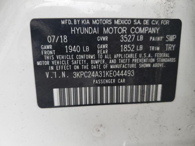 Photo 11 VIN: 3KPC24A31KE044493 - HYUNDAI ACCENT SE 