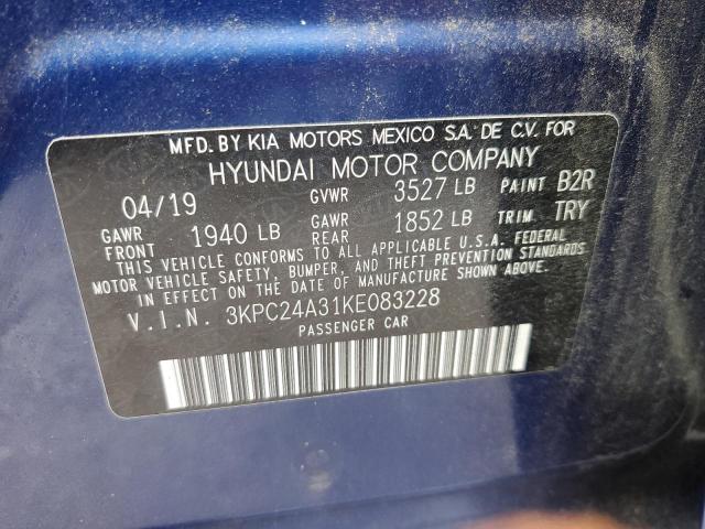 Photo 11 VIN: 3KPC24A31KE083228 - HYUNDAI ACCENT SE 