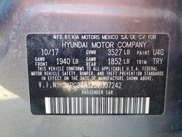 Photo 11 VIN: 3KPC24A32JE007242 - HYUNDAI ACCENT 