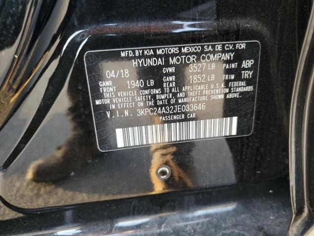 Photo 11 VIN: 3KPC24A32JE033646 - HYUNDAI ACCENT SE 