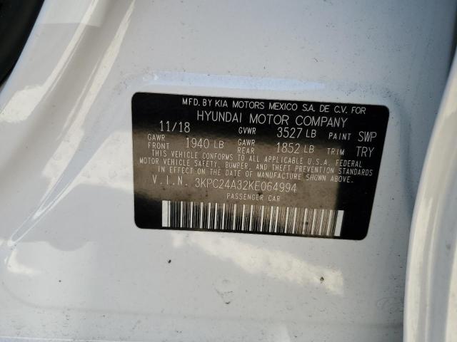 Photo 11 VIN: 3KPC24A32KE064994 - HYUNDAI ACCENT SE 